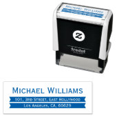 パーソナライズされたプロフェッショナル差出人住所業 セルフインキングスタンプ (インサイチュ)