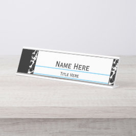 パーソナライズされたプロフェッショナル構成書 デスクネームプレート