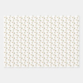 パーソナライズされたヘッジホッグコテージコアボタニカル ラッピングペーパーシート (正面2)