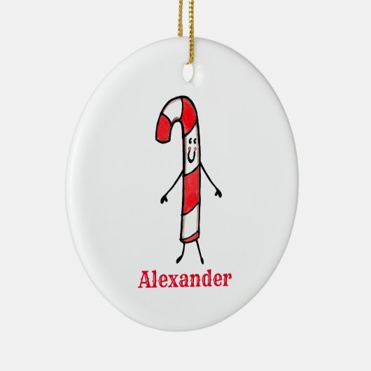 パーソナライズされたベビーの初めてのクリスマス装飾 セラミックオーナメント (右)