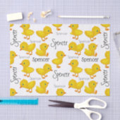 パーソナライズされたベビーひな型ティッシュペーパーシート 薄葉紙 (クラフト)