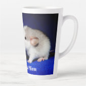 パーソナライズされたベビーファンシーペットラットアップ カフェラテマグ (右)