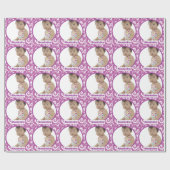 パーソナライズされたベビーフォトラッピング紙 ラッピングペーパー (フラット)