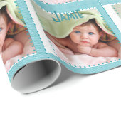 パーソナライズされたベビーフォトラッピング紙 ラッピングペーパー (ロールコーナー)