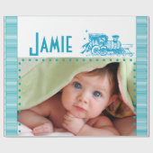 パーソナライズされたベビーフォトラッピング紙 ラッピングペーパー (フラット)