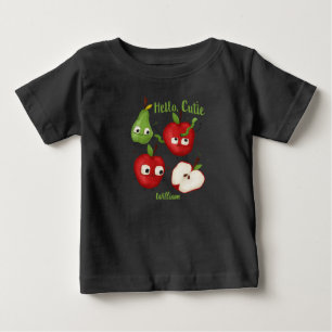 パーソナライズされたベビーフルーツティー ベビーTシャツ