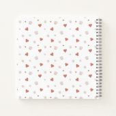 パーソナライズされたベビーメモリ帳 – キツネ ノートブック (裏面)