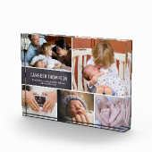 パーソナライズされたベビー写真コラージュベビー状態 フォトブロック (右)