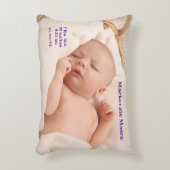 パーソナライズされたベビー写真 アクセントクッション (正面(垂直))