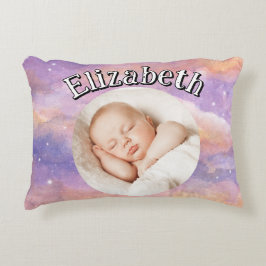 パーソナライズされたベビー写真 | カスタムベビー写真 アクセントクッション