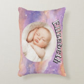 パーソナライズされたベビー写真 | カスタムベビー写真 アクセントクッション (正面(垂直))