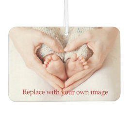 パーソナライズされたベビー写真 カーエアーフレッシュナー