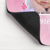 パーソナライズされたベビー写真 – 愛、キス、ハート マウスパッド (コーナー)