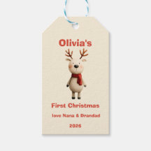 パーソナライズされたベビー初めてのクリスマスオーナメント