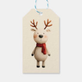 パーソナライズされたベビー初めてのクリスマスオーナメント ギフトタグ (裏面)