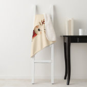 パーソナライズされたベビー初めてのクリスマスオーナメント シェルパブランケット (インサイチュ)