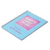 パーソナライズされたベビー初年度 ノートブック (左側)