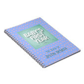 パーソナライズされたベビー初年度 ノートブック (右側)