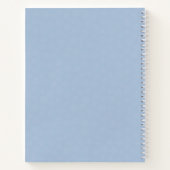 パーソナライズされたベビー初年度 ノートブック (裏面)