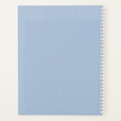 パーソナライズされたベビー初年度 プランナー手帳 (裏面)