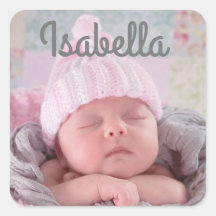 パーソナライズされたベビー名と写真