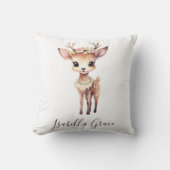 パーソナライズされたベビー名装飾用クッション クッション (正面)