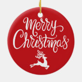 パーソナライズされたベビー外は寒い セラミックオーナメント (裏面)