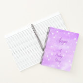 パーソナライズされたベビー帳 ノートブック (内部)