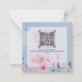 パーソナライズされたベビー温風船テーマ用ブック ノートカード (裏面)