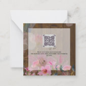 パーソナライズされたベビー温風船テーマ用ブック ノートカード (裏面)