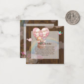 パーソナライズされたベビー温風船テーマ用ブック ノートカード (正面/裏面インサイチュ)