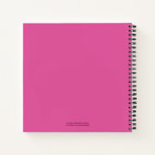 パーソナライズされたベビー祈りの言葉 ノートブック (裏面)