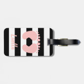 パーソナライズされたベビー荷札 ラゲッジタグ (裏面横)