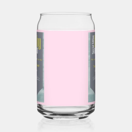 パーソナライズされたベビー醸造ビールラベルおもしろいシャワー ガラス缶 (左)