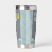 パーソナライズされたベビー醸造ビールラベルおもしろいシャワー 保温保冷タンブラー (右面)