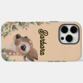パーソナライズされたベビーFawn電話/iPadケース Case-Mate iPhoneケース (裏面 (横))
