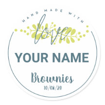 パーソナライズされたベーカリーラベル+ユーザー名