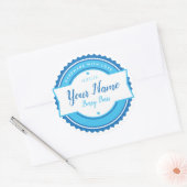 パーソナライズされたベーカリーラベル ラウンドシール (封筒)