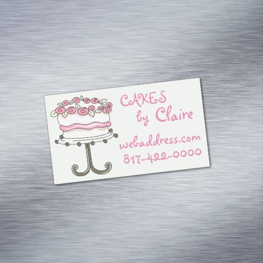 パーソナライズされたベーカリー マグネット名刺 (インサイチュ)