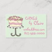 パーソナライズされたベーカリー 名刺 (正面)