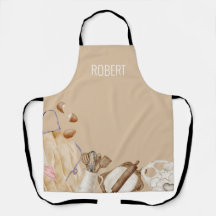 パーソナライズされたベーキングツール、カーキ、ホワイト、ブルー