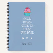 パーソナライズされたベーキングレシピ手帳 ノートブック (正面)