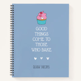 パーソナライズされたベーキングレシピ手帳 ノートブック