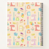 パーソナライズされたベーキング成分ファミリーレシピ ノートブック (裏面)