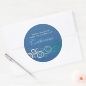 パーソナライズされたベーキング、ジャム、クッキー ラウンドシール (封筒)