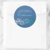 パーソナライズされたベーキング、ジャム、クッキー ラウンドシール (バッグ)