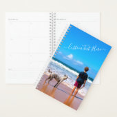 パーソナライズされたペット写真プランナーカスタム文字 プランナー手帳 (ディスプレー)