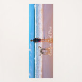 パーソナライズされたペット写真ヨガマットカスタム文字 ヨガマット (正面)