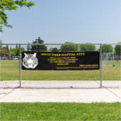 パーソナライズされたホワイトタイガー武術アーカスタマイズツ 横断幕 (インサイチュ)