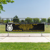 パーソナライズされたホワイトタイガー武術アーカスタマイズツ 横断幕 (インサイチュ)